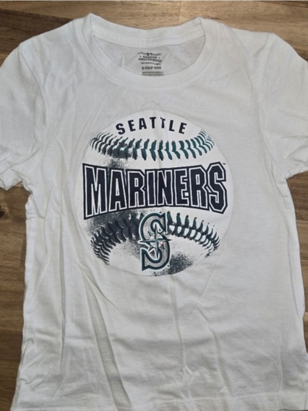 Genuine Merchandise White Seattle Mariners Graphic Tee